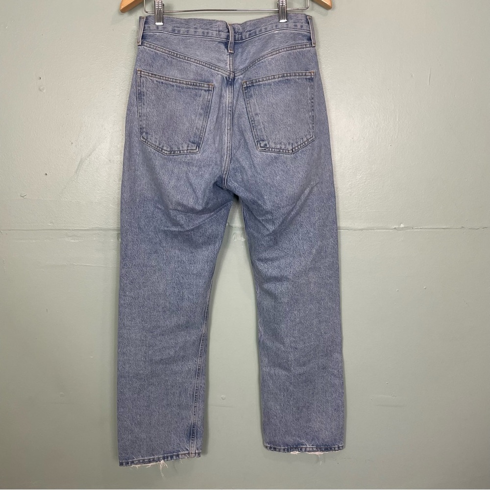 Agolde 90’s Jeans Straight Leg Blue Size 27 - Picture 7 of 11